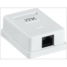 CS2-1C5EU-12-G. Настенная розетка RJ45. GENERICA