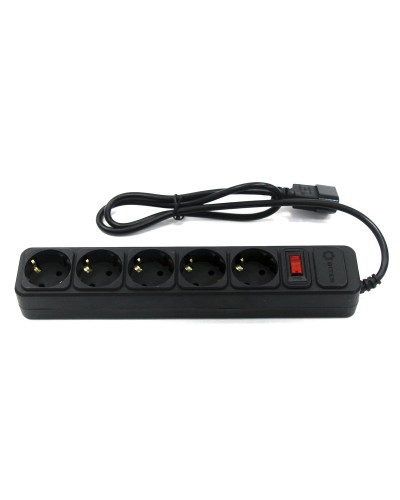 SP5B-110U. Сетевой фильтр 5 розеток, 1м, черный. 5bites в Барнауле