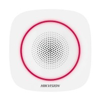 DS-PS1-I-WE Red Indicator. Оповещатель свето-звуковой радиоканальный. AX PRO Hikvision