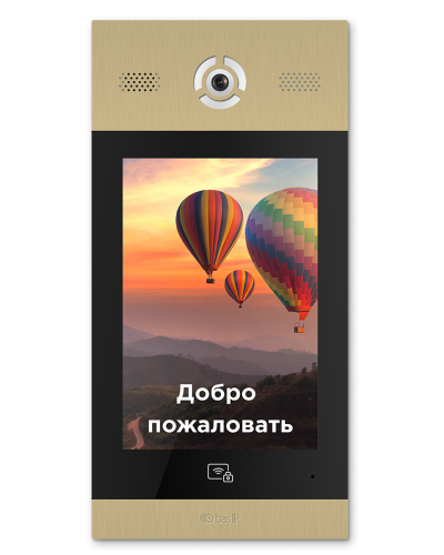 AA-14FB GOLD. Вызывная панель подъездного IP-домофона. BAS-IP в Барнауле