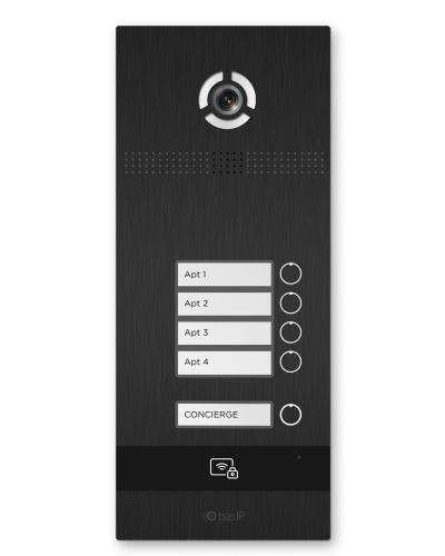 BI-04FB BLACK. Вызывная панель IP-домофона. BAS-IP в Барнауле