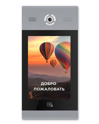 AA-14FB SILVER. Вызывная панель подъездного IP-домофона. BAS-IP в Барнауле