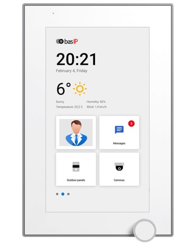 AZ-07L WHITE. Монитор IP-видеодомофона цветной. BAS-IP в Барнауле