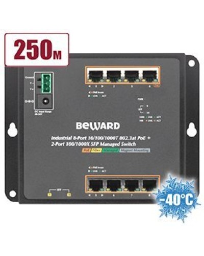 STWP-0802HP. Коммутатор 8-портовый. Beward в Барнауле