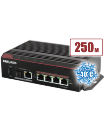 STP-411HP. Коммутатор 4-портовый. Beward в Барнауле