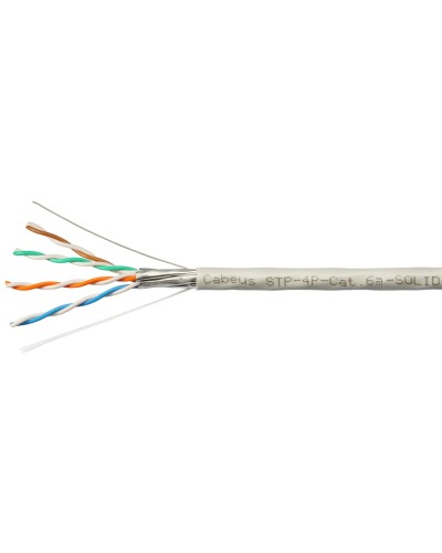 STP-4P-Cat.6a-SOLID-IN-PVC (7196c). Кабель «витая пара» (LAN) для структурированных систем связи. CABEUS в Барнауле