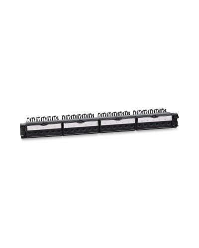 PL-24-KJ-RJ45-Cat.6a-180T (11832c): Патч-панель 19" (1U), 24 порта RJ-45, категория 6a, с задним кабельным организатором в Барнауле