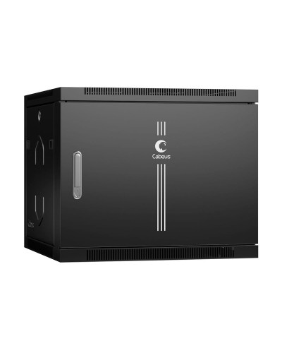 SH-05F-9U60/35m-BK (8611c). Шкаф телекоммуникационный 19 настенный 9U. CABEUS в Барнауле