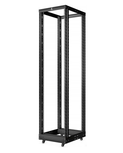 RA-42U-1000-BK (10160c). Открытая стойка 19, 42U, двухрамная, усиленная, цвет черный. CABEUS в Барнауле