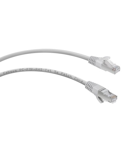 PC-FTP-RJ45-Cat.5e-1m (7262c), серый. Патч-корд медный. CABEUS в Барнауле