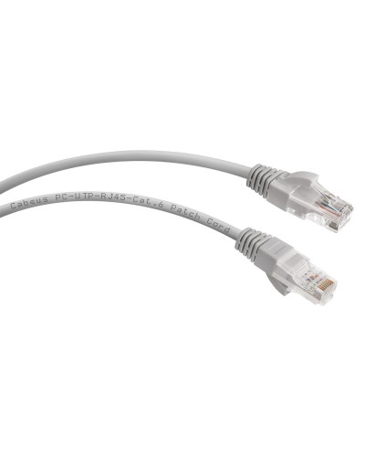 PC-UTP-RJ45-Cat.6-1.5m (7273c), серый. Патч-корд медный. CABEUS в Барнауле