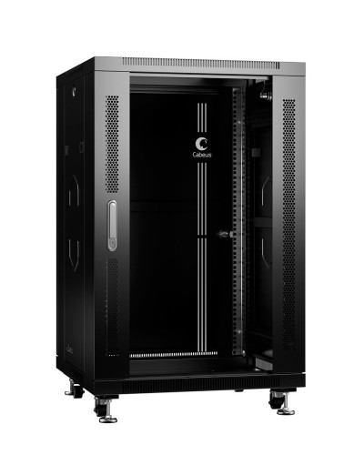 SH-05C-18U60/100-BK (8539c). Шкаф телекоммуникационный 19 напольный 18U. CABEUS в Барнауле
