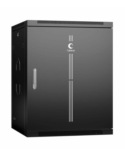 SH-05F-15U60/60m-R-BK (10746c). Шкаф телекоммуникационный 19 настенный 15U. CABEUS в Барнауле