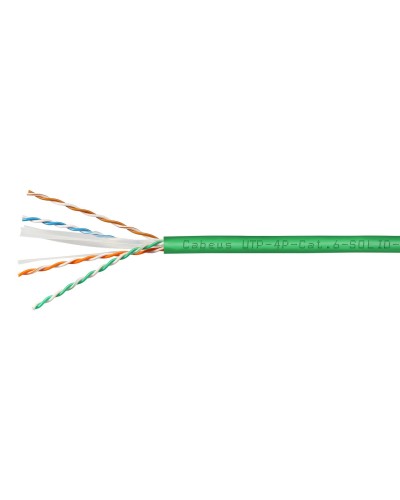 UTP-4P-Cat.6-SOLID-LSLTx-GN-100 (11139c-5). Кабель «витая пара» (LAN) для структурированных систем связи. CABEUS в Барнауле