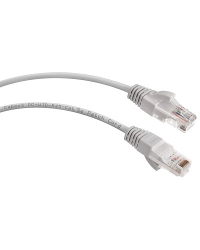 PC-UTP-RJ45-Cat.5e-10m-LSZH (9591c), серый. Патч-корд медный. CABEUS в Барнауле