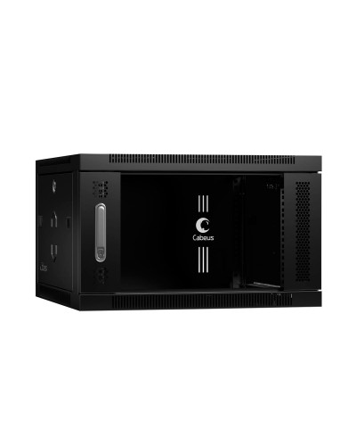SH-05F-6U60/45-BK (8598c). Шкаф телекоммуникационный 19 настенный 6U. CABEUS в Барнауле