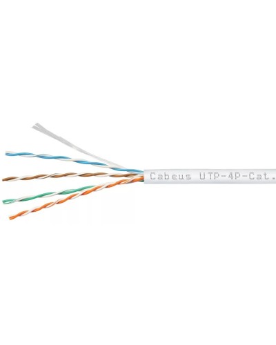 UTP-4P-Cat.5e-SOLID-LSZH-GY (9776c). Кабель «витая пара» (LAN) для структурированных систем связи. CABEUS в Барнауле