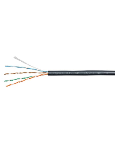 UTP-4P-Cat.5e-SOLID-LSZH-BK (9781c). Кабель «витая пара» (LAN) для структурированных систем связи. CABEUS в Барнауле