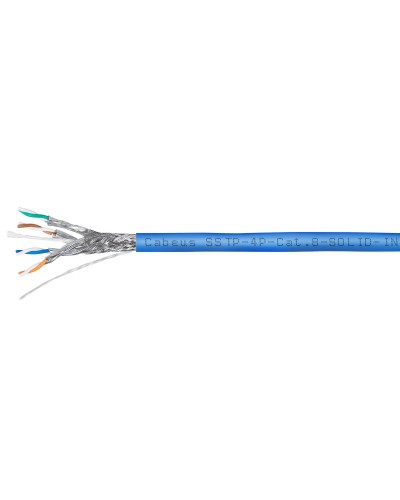 SSTP-4P-Cat.8-SOLID-IN-LSZH-BL-100 (7750c-1). Кабель «витая пара» (LAN) для структурированных систем связи. CABEUS в Барнауле