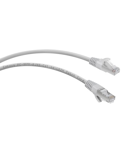 PC-SSTP-RJ45-Cat.6a-0.5m-LSZH (7900c), серый. Патч-корд медный. CABEUS в Барнауле
