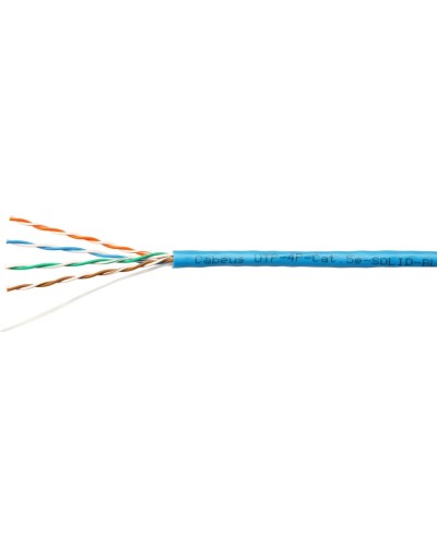 UTP-4P-Cat.5e-SOLID-BL (7248c). Кабель «витая пара» (LAN) для структурированных систем связи. CABEUS в Барнауле