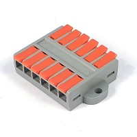 MX662-6R (11417c). Клемма соединительная универсальная проходная 6 полюсов. CABEUS