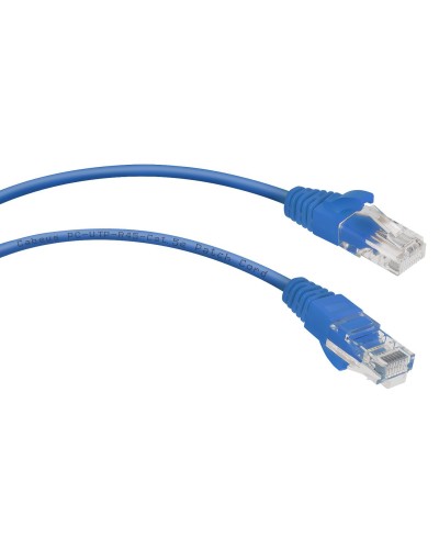 PC-UTP-RJ45-Cat.5e-0.15m-BL (8989c), синий. Патч-корд медный. CABEUS в Барнауле