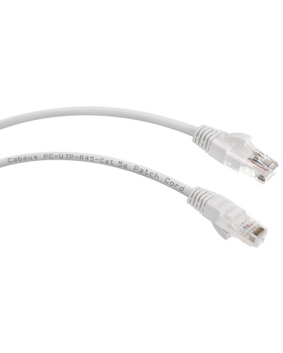 PC-UTP-RJ45-Cat.6-3m-LSZH (8880c), серый. Патч-корд медный. CABEUS в Барнауле