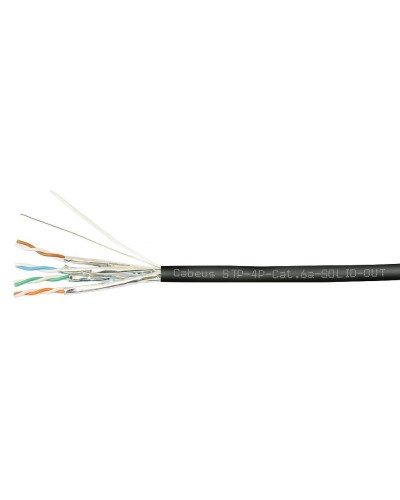 STP-4P-Cat.6a-SOLID-OUT-LSZH-UV (7198c). Кабель «витая пара» (LAN) для структурированных систем связи. CABEUS в Барнауле
