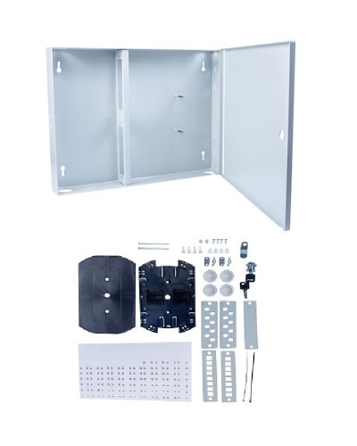 FO-WL-16-SC/2LC/FC/ST-FP-K (12302c). Бокс оптический настенный. CABEUS в Барнауле
