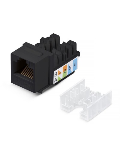 KJ-RJ45-Cat.5e-90-SW-BK (10101c): Вставка Keystone Jack RJ-47 в Барнауле