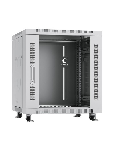 SH-05C-12U60/80 (7646c). Шкаф телекоммуникационный 19 напольный 12U. CABEUS в Барнауле