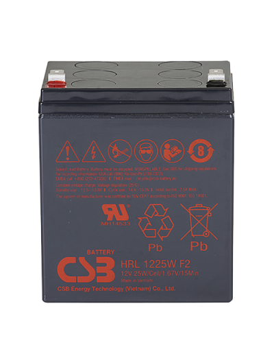 CSB HRL 1225W. Аккумулятор герметичный свинцово-кислотный. CSB в Барнауле