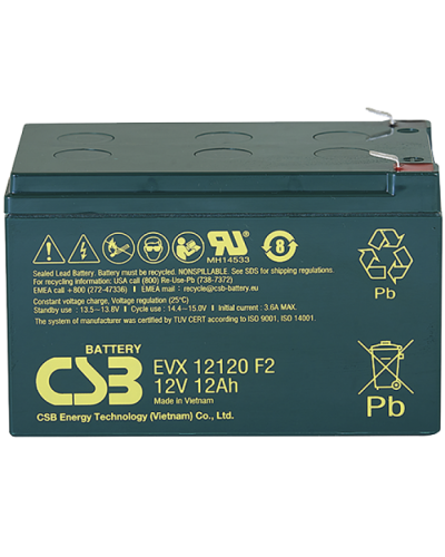 CSB EVX 12120. Аккумулятор герметичный свинцово-кислотный. CSB в Барнауле
