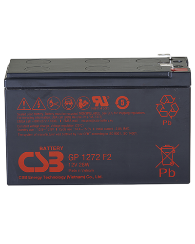 CSB GP 1272(25W). Аккумулятор герметичный свинцово-кислотный. CSB в Барнауле