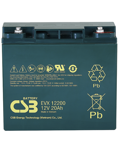 CSB EVX 12200. Аккумулятор герметичный свинцово-кислотный. CSB в Барнауле