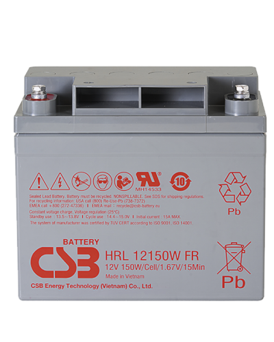 CSB HRL 12150W FR. Аккумулятор герметичный свинцово-кислотный. CSB в Барнауле