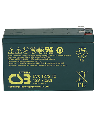 CSB EVX 1272. Аккумулятор герметичный свинцово-кислотный. CSB в Барнауле