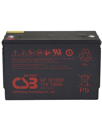 CSB GP 121000. Аккумулятор герметичный свинцово-кислотный. CSB в Барнауле
