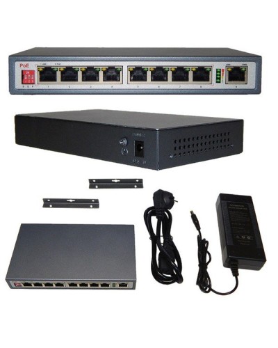 CO-SWP9C. Коммутатор 8-портовый  Gigabit Ethernet с PoE. ComOnyx в Барнауле