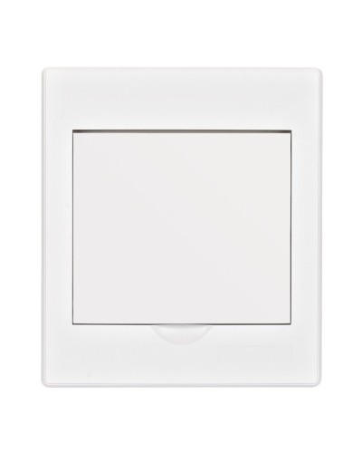 Корпус ЩРН-П 4 модуля IP41 навесной белая дверь (31084DEK). Корпус пластиковый. DEKraft в Барнауле