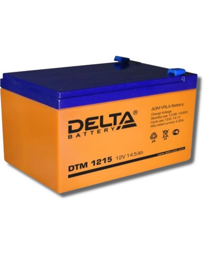 Delta DTM 1215. Аккумулятор герметичный свинцово-кислотный. Delta в Барнауле