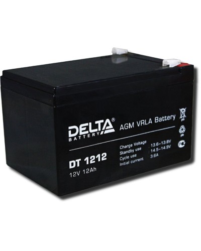 Delta DT 1212. Аккумулятор герметичный свинцово-кислотный. Delta в Барнауле