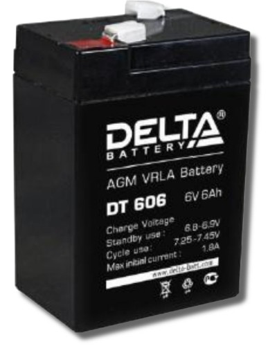Delta DT 606. Аккумулятор герметичный свинцово-кислотный. Delta в Барнауле