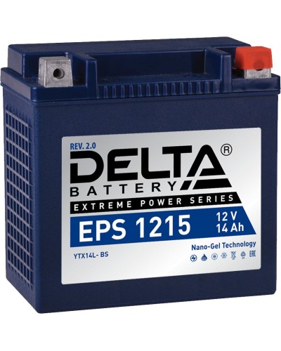 Delta EPS 1215. Аккумулятор герметичный свинцово-кислотный стартерный. Delta в Барнауле