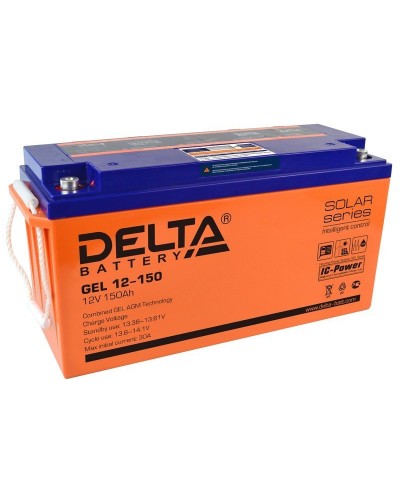 Delta GEL 12-150. Аккумулятор герметичный свинцово-кислотный. Delta в Барнауле