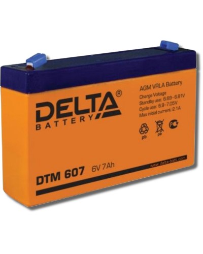 Delta DTM 607. Аккумулятор герметичный свинцово-кислотный. Delta в Барнауле
