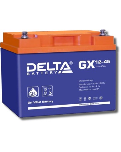 Delta GX 12-45. Аккумулятор герметичный свинцово-кислотный. Delta в Барнауле