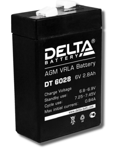 Delta DT 6028. Аккумулятор герметичный свинцово-кислотный. Delta в Барнауле
