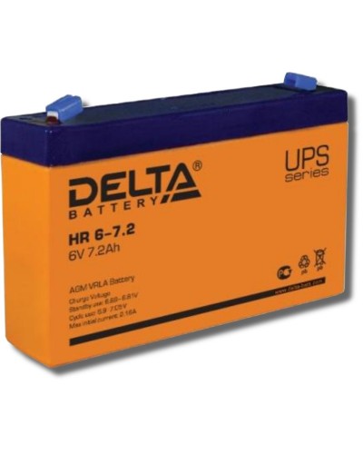 Delta HR 6-7.2. Аккумулятор герметичный свинцово-кислотный. Delta в Барнауле